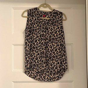 Leopard Sleeveless Blouse NEVER WORN